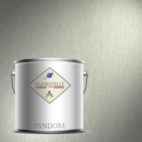 Pandore 2.5L Peinture effet Métallisée Couleur Argent Barbiche avec spatule (1/4)