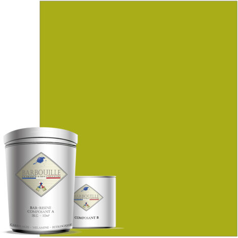 Peinture résine époxy 0,75L MAT 10m² Vert Absinthe Toxic Mickey