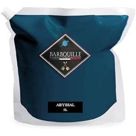 Laque satin bois, murs et plafonds 5L Bleu Nuit Abyssal (1/5)