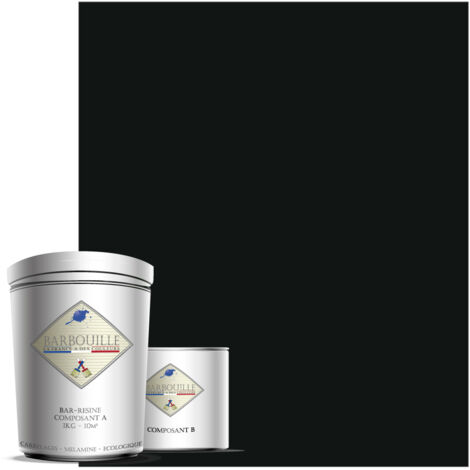 Peinture époxy bi-composant 0,75L – Finition mate ou brillante – Haute résistance à l'humidité et aux chocs – Application directe sur carrelage et bois – Barbouille (1/3)