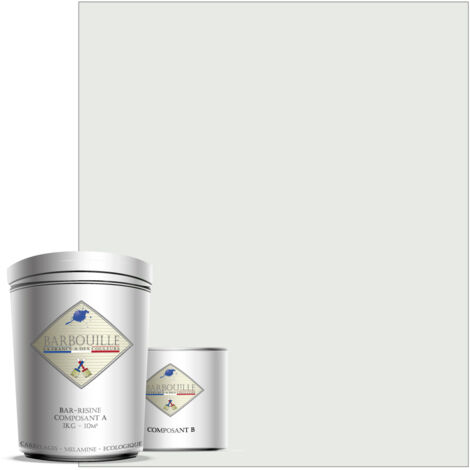 Peinture résine époxy 0,75L MAT 10m² Gris Chaud Clair London Frogs
