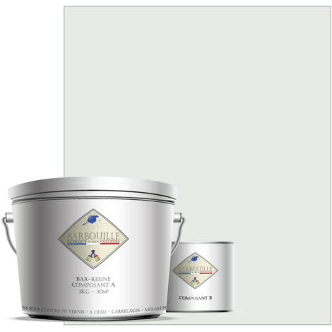 Peinture résine époxy 2,5L MAT 25m² Gris Chaud Clair London Frogs