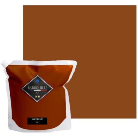 Peinture acrylique velours murs et plafonds 5L Terracotta Gredine