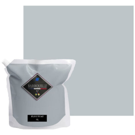 Peinture acrylique velours murs et plafonds 5L Gris Clair Fluctuat