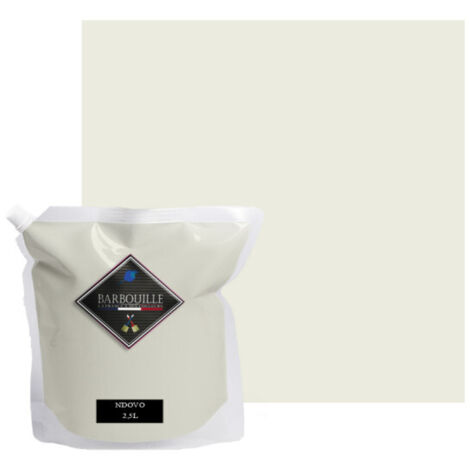 Peinture acrylique velours murs et plafonds 2,5L Blanc Ivoire Ndovo