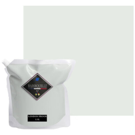Peinture acrylique mat murs et plafonds 2,5L Gris Chaud Clair London Frogs