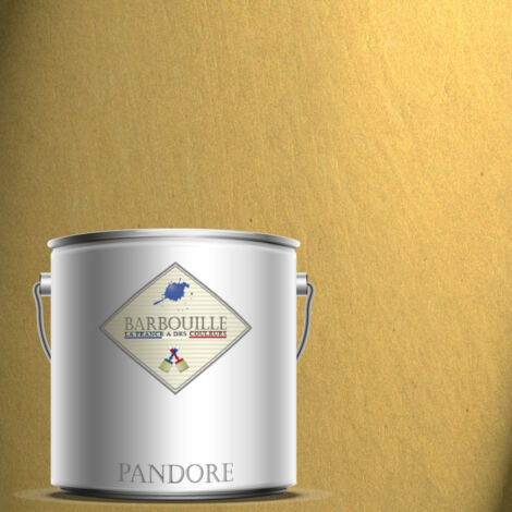 Pandore 2.5L Peinture effet Métallisée Couleur Or Jaune LE PRECIEU avec spatule (1/4)