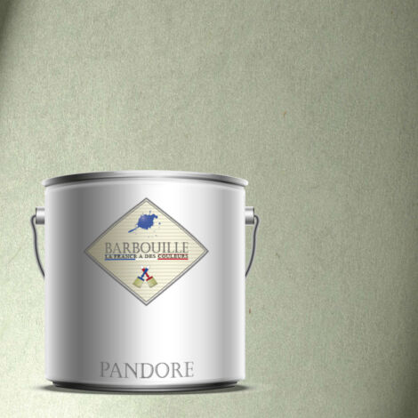 Pandore 2.5L Peinture effet Métallisée Couleur Argent Gris de Grain avec spatule (1/4)