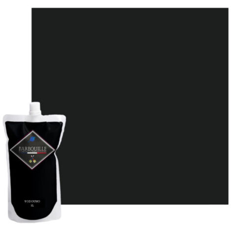 Peinture acrylique mat murs et plafonds 0,75L Noir Absolu Vodounô
