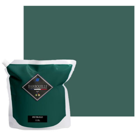 Peinture acrylique mat murs et plafonds 2,5L Bleu Pétrole