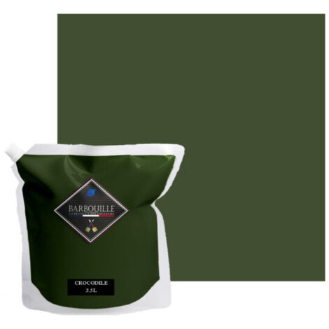 Peinture acrylique velours murs et plafonds 2,5L Vert Crocodile (1/5)
