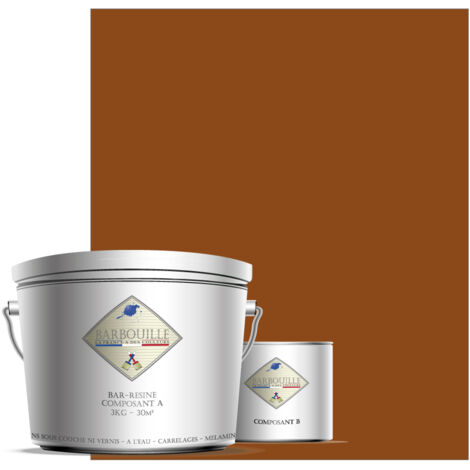 Peinture résine époxy 2,5L MAT 25m² Terracotta Gredine