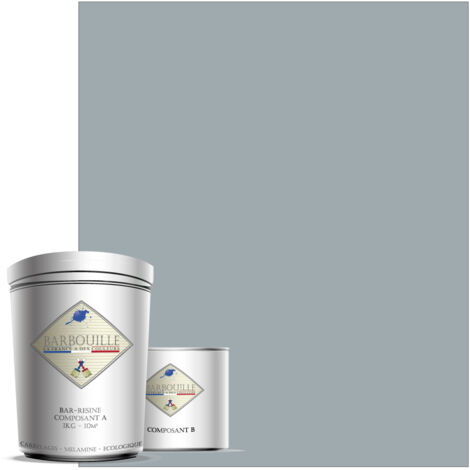 Peinture résine époxy 0,75L MAT 10m² Gris Moyen Nec Mergitur
