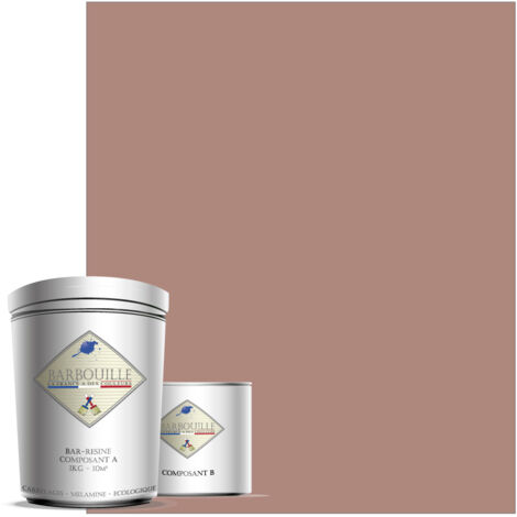 Peinture résine époxy 0,75L BRILLANT 10m² Vieux Rose En voiture Simone (1/3)