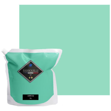Peinture acrylique mat murs et plafonds 5L Vert Menthe Opium