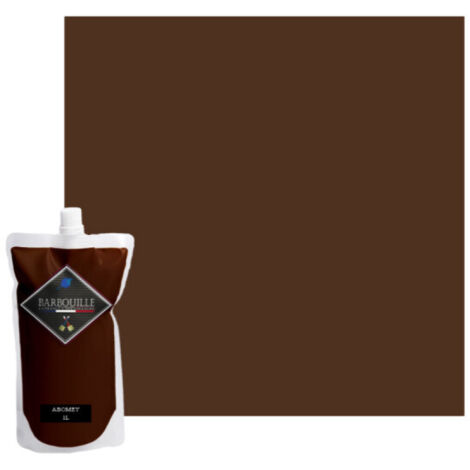 Peinture acrylique velours murs et plafonds 0,75L Marron Chocolat Abomey