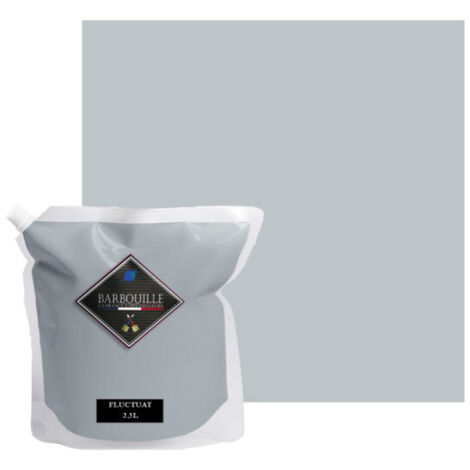 Peinture acrylique velours murs et plafonds 2,5L Gris Clair Fluctuat (1/5)