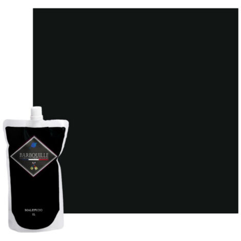 Peinture acrylique mat murs et plafonds 0,75L Noir Maléficio