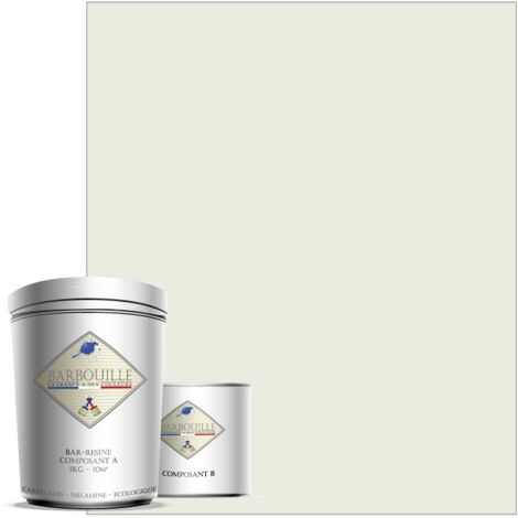 Peinture résine époxy 0,75L MAT 10m² Blanc Ivoire Ndovo
