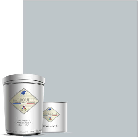 Peinture résine époxy 0,75L MAT 10m² Gris Clair Fluctuat
