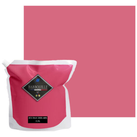 Peinture acrylique velours murs et plafonds 2,5L Rose Indien Ex fan des 60’s