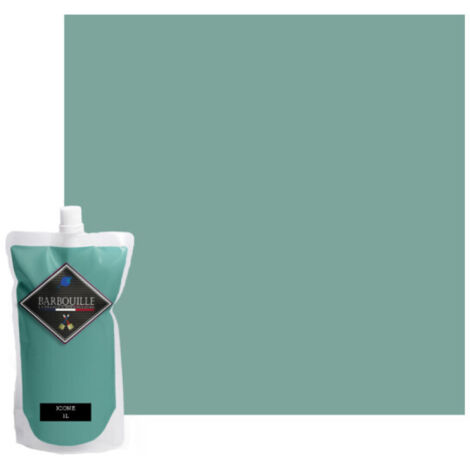 Peinture acrylique velours murs et plafonds 0,75L Vert Céladon Icône