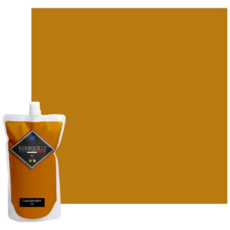 Peinture acrylique velours murs et plafonds 0,75L Jaune Moutarde Caravanes