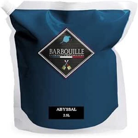 Laque satin bois, murs et plafonds 2,5L Bleu Nuit Abyssal (1/5)