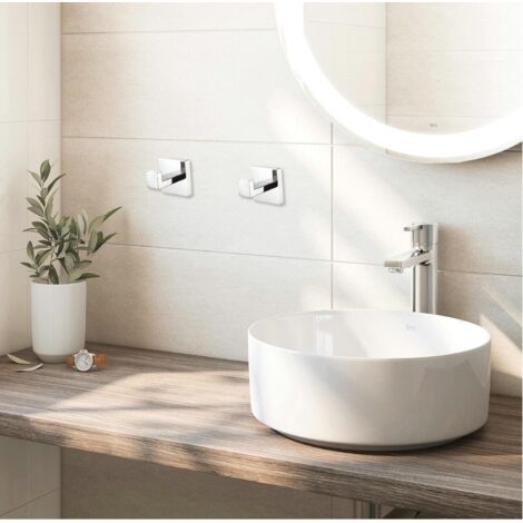 4 Pièces Crochet Ventouse pour Cuisine et Salle de Bain, Réutilisable