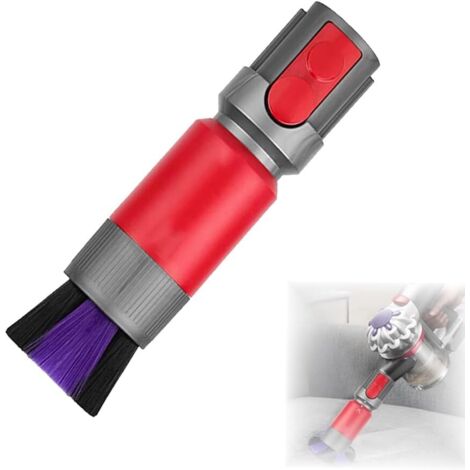 Applicable à Brosse Poussière pour Dyson V7 V8 V10 V11 V15 Outsize, Brosse Poussière Sans Rayures pour Dyson, Brosse Poussière Sans Trace pour Dyson Aspirateur, Tête de brosse à acariens pour Dyson Ac (1/5)