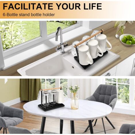 Porte Mugs Egouttoir À Bouteilles Support Pour Sécher Les