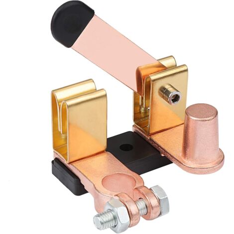 12V 24V Batterie Heavy Duty Isolator Switch Interrupteur Coupé Top Terminal, pour Universal Auto Marine Bateau Voiture RV Véhicules (1/5)