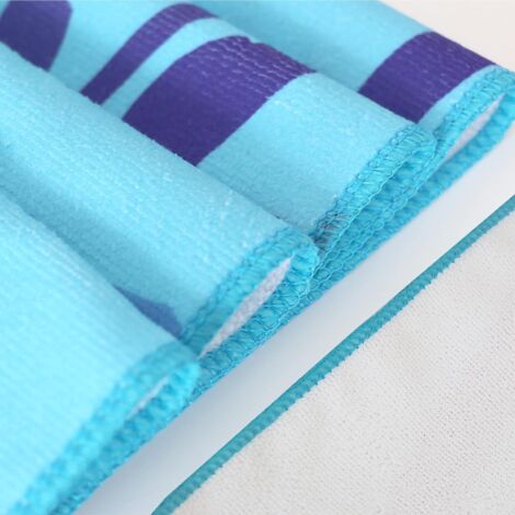 AIPER Serviette de plage, grande serviette en microfibre 160 x 80 cm, couverture de plage légère à séchage rapide et légère, idéale pour les piscines, la plage, la gym et les voyages