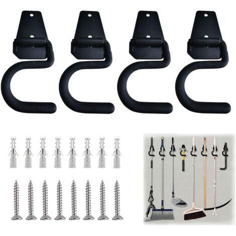 CCYKXA Système Rangement Réglable, Support Outils Jardin, Organisateur Outils Jardin, Porte Outils Jardin Mural, Organisateur Garage, Crochets Organiseur pour Jardin, Maison, Garage (1/5)