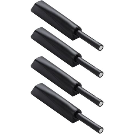 CCYKXA Ensemble de 4 accessoires pour portes d'armoires avec protection anti-rebond automatique pour ferme-portes sans pression, compatible avec les armoires de salle de bain. (1/5)