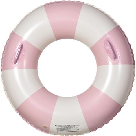 CCYKXA Anneau de Natation Gonflable pour Piscine, 90 cm, bouée, en PVC, avec poignées et Pompe, pour Adultes, idéal pour Les fêtes, Les piscines d'été, Les Lacs, Les plages (1/4)
