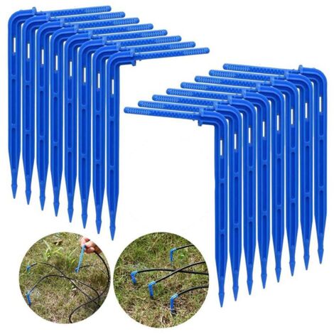 CCYKXA Lot de 50 flèches d'irrigation pour tuyau d'arrosage, outils pour système d'irrigation goutte à goutte, irrigation goutte à goutte pour plantes en pot (1/5)