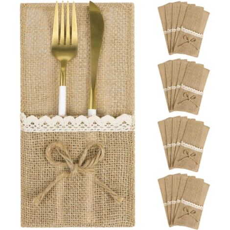 Couverts De Camping 2 En 1 Magnétiques - Couteau Fourchette Amovible, Set Alu