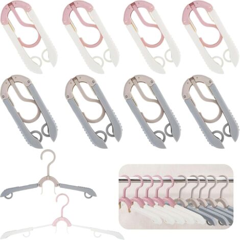 CCYKXA (Rose/Gris) Lot de 10 supports de téléphone pliables pour le voyage, supports en plastique antidérapants, accessoires de voyage multifonctionnels pour la maison, l'hôtel, les vacances et le cam (1/5)