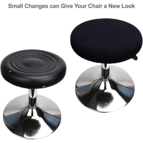 Housse Tabouret Bar Ronde Élastique Lavable VEAI 25-30cm Ou 30-36cm - Protection Chaise Moderne