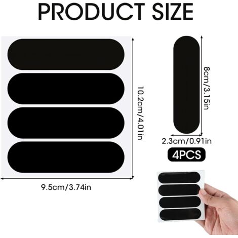 Kit De Bandes Réfléchissantes Pour Casque Moto - 3 Planches, Facile à Poser, Résiste à Tout Et Enlève Sans Traces