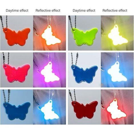 Porte-clés réfléchissant pour, gilet de sécurité, pendentif