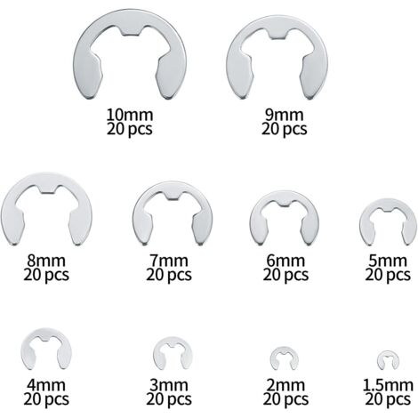 200 Rondelles à Dents Internes M2 – Acier 65Mn – Rondelles Vitesse – Uxcell