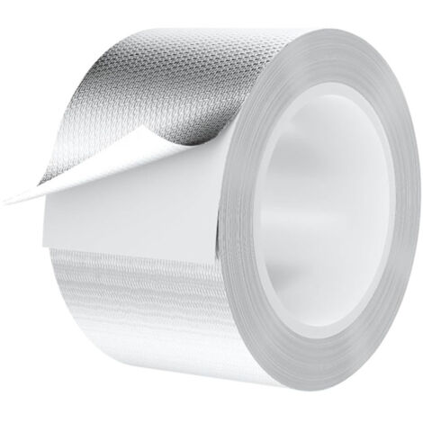 CCYKXA Ruban Adhésif Aluminium, 20 m Ruban Scellant Métallique, à La Chaleur Aluminium Rubans, Métallique Étanche à L'eau Rubans, pour Appareils Mén, Tuyauteries (1/5)