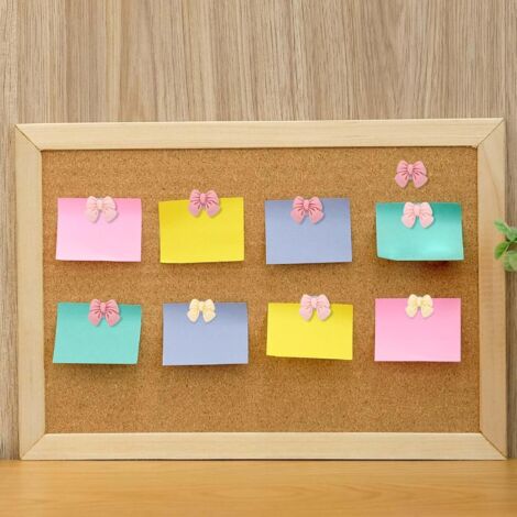 CCYKXA Lot De 50 Punaises Décoratives En Forme De Nœud Jolies Punaises Pour Tableau En Liege Pour Lecole Le Bureau La Maison Les Bulletins Dinformation Etc 92203477