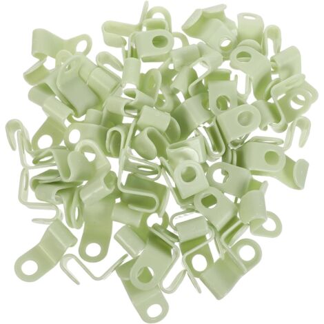 CCYKXA 50 Pièces Crochets Connecteurs Plastique pour Cintres Organisateur Garde-Robe Gain de Place Crochets Robustesse Anti-âge pour Suspension Vêtements Extenseurs Empilables pour (1/5)