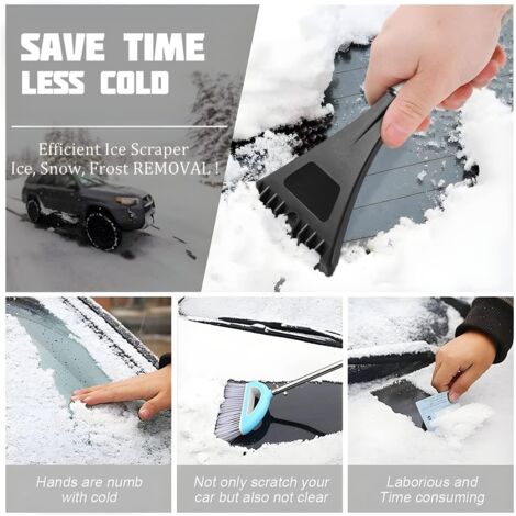 Kit D'Hiver AA Pour Voiture - Inclut Pelle à Neige Pliable, Couverture De Survie, Lampe LED Et Gilet Réfléchissant