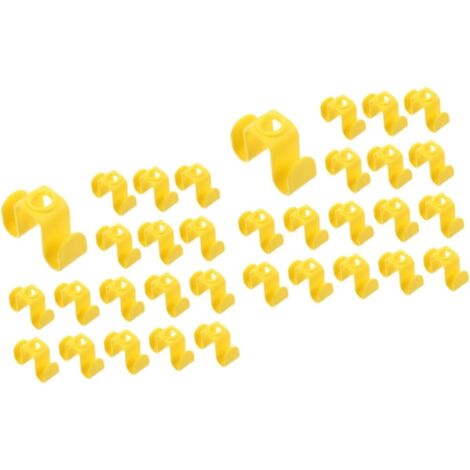 CCYKXA 40pièces De Cintre Connecteurs Lot De Pour De Place Organisateur Pratique De Garde-robe Pour Vêtements Et Accessoires Compatible Avec Les Cintres