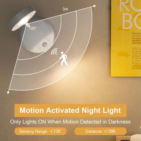 DESGNT Lampe murale sans fil,Eclairage tableau led à télécommande