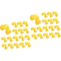 CCYKXA 40pièces De Cintre Connecteurs Lot De Pour De Place Organisateur Pratique De Garde-robe Pour Vêtements Et Accessoires Compatible Avec Les Cintres